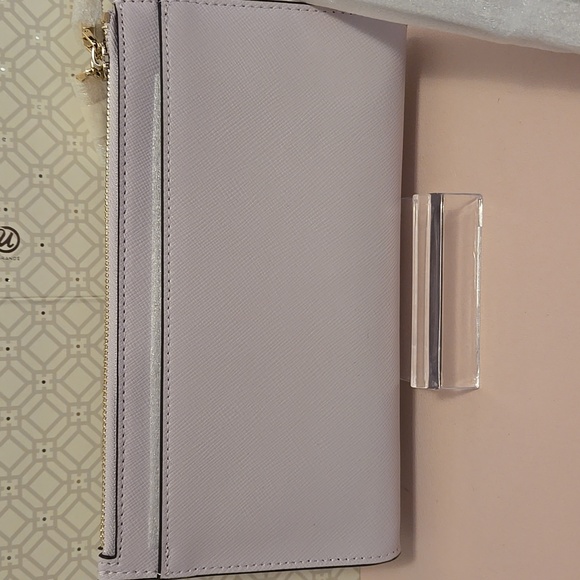 NWT Kate Spade Madison Double Zip Wallet Pastel Lavender - Picture 2 of 11